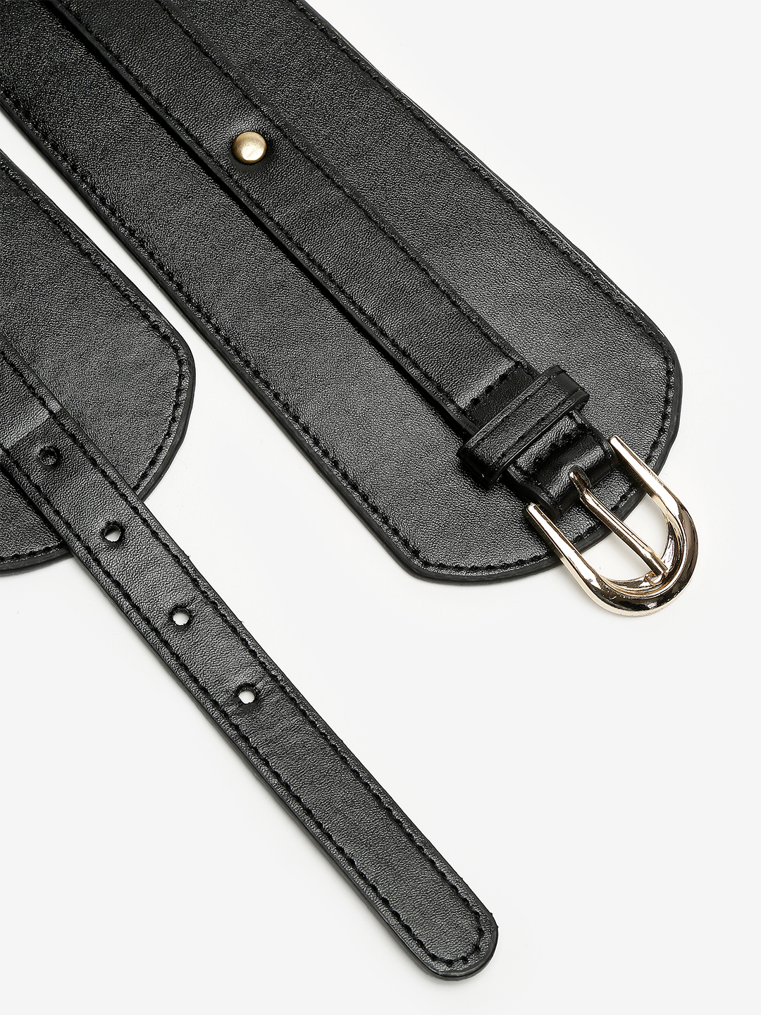 YouBella Jewellery Celebrity Inspired Adjustable Kamarband Waist Belt for Women/Girls (YB_Belt_7) (Black)